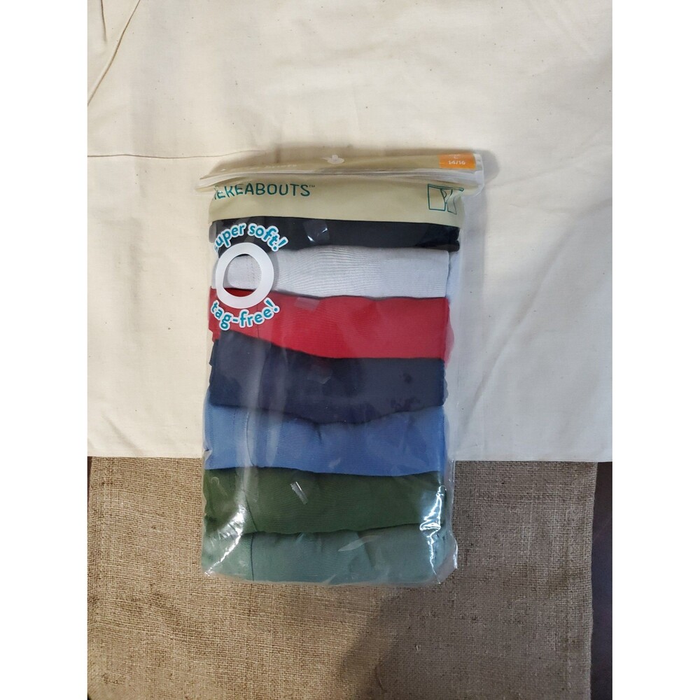 Thereabouts 7-pack multicolor Boy's boxer briefs New in Package Size Large 14/16